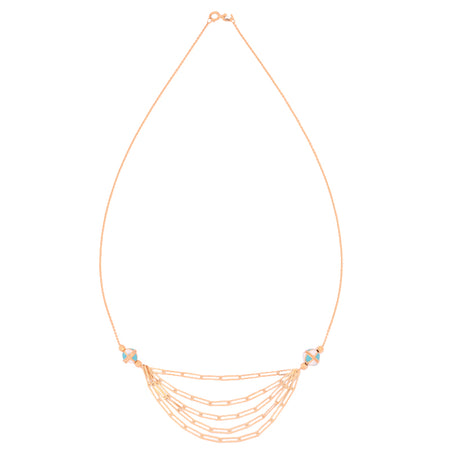 18K Gold Pendant with Five-Layer Design