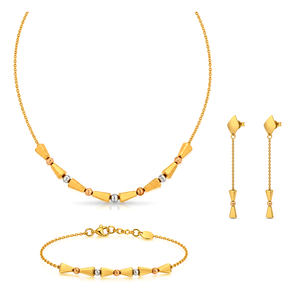 18K Gold Half Set with Minamlyst Design