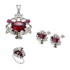 18K Gold Half Set with Manlio Design