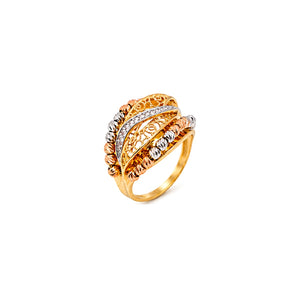 18K Gold Ring with Arbina Ornate Design