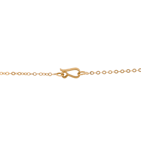 21K Gold Pendant with Engraved Circular Pendants Design