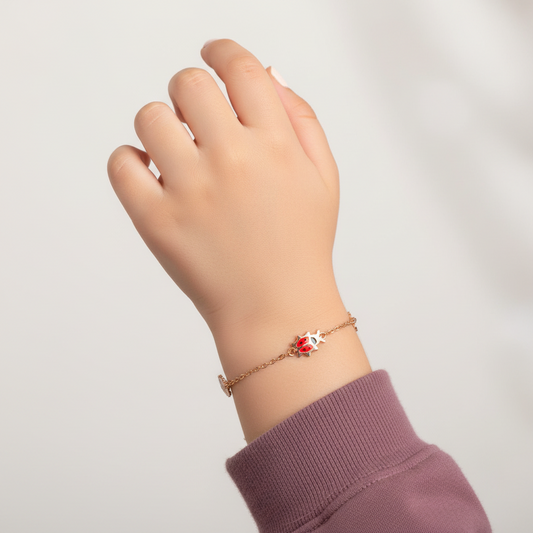 أنسيال ذهب عيار 18 بتعليقات متعددة