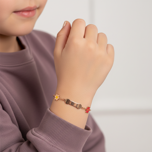 أنسيال عيار 18 اطفال شكل زهرة