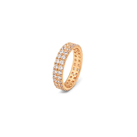 18K Gold Wedding Ring with Lenti Design