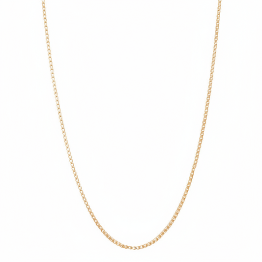 عقد عيار 18 مجدول طويل