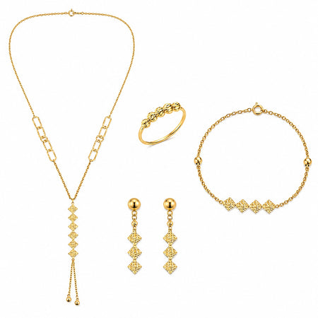18K Gold jewellery set El Moaien