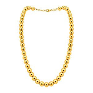 18K Gold Half Set with Shiny Beads Design