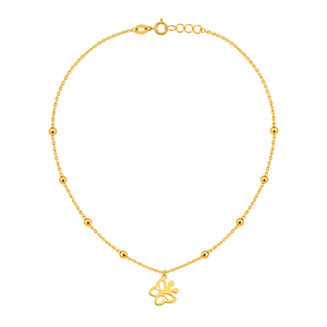 18K Gold Kids Set with Elegant Butterfly Design