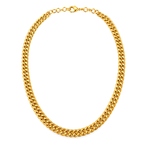 18K Gold Set with Wide Glossy Design