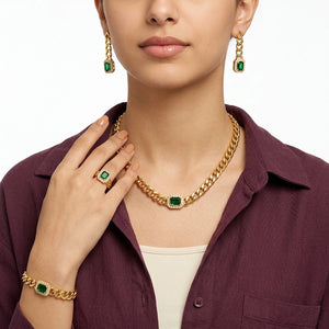 18K Gold Morouj Set