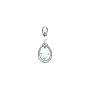 18K White Gold Half Set with Osvaldo Design