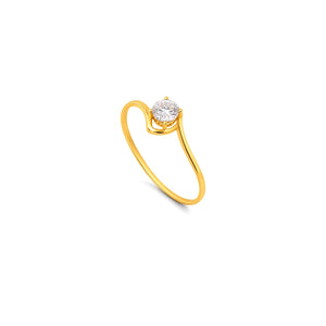 18K Gold Ring with Art Choice Design