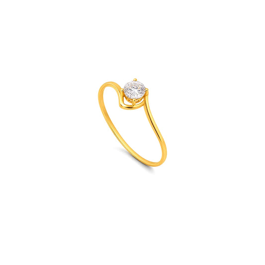18K Gold Ring with Art Choice Design