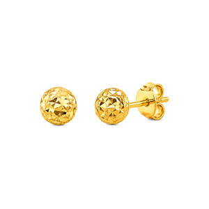 18K Gold Earring with Modern Decorative