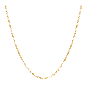21K Gold Necklace with Minimalist Design