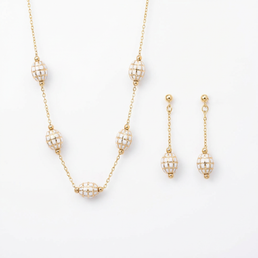 نصف طقم "خمس حبات" عيار 18