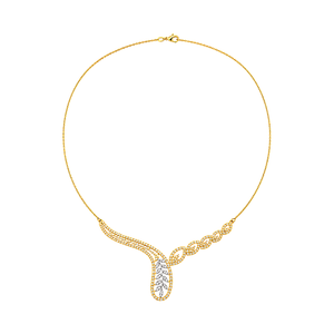 18K Gold Set with Tree Branch Design
