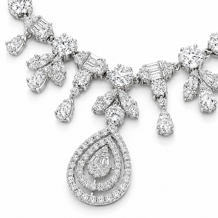 18K Diamond Pendant with Pendants Design