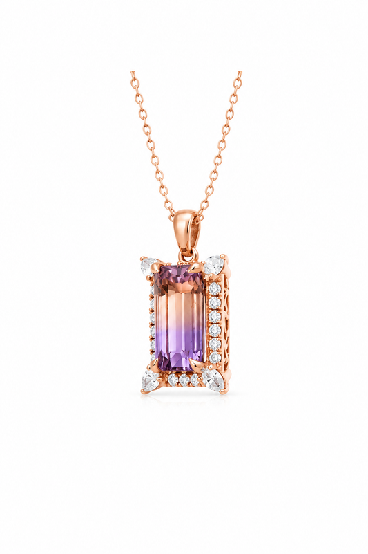 18K Diamond Pendant with Khomani Design