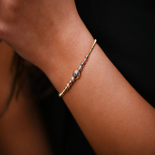 أسورة "شمس و قمر" عيار 18