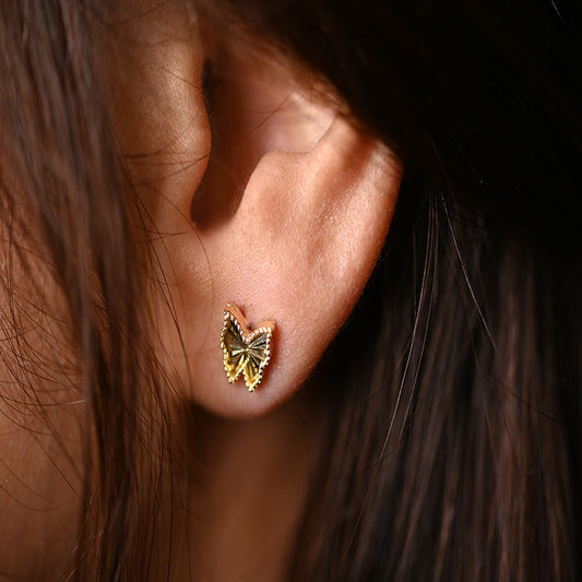 حلق ذهب فراشه عيار ١٨