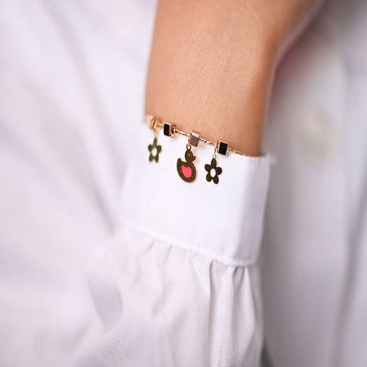 أسورة البط السعيد للأطفال - عيار 18