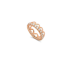 18K Gold Ring with Smooth Polished Band Design