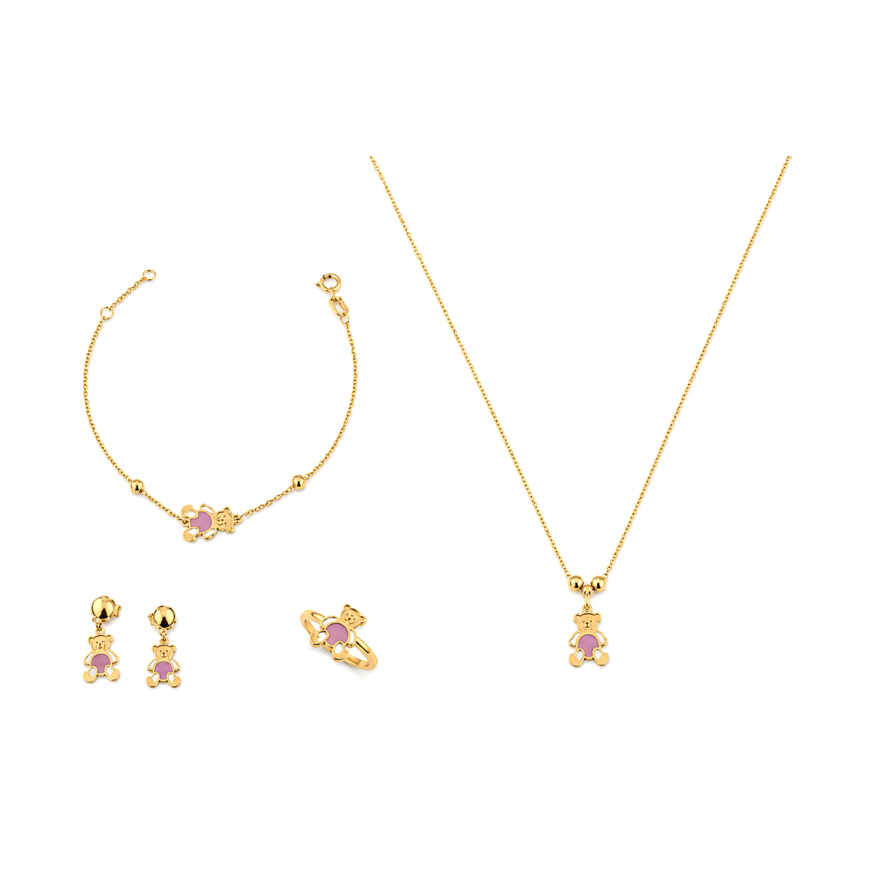 18K Gold Set, A Wonderful Start For Kids