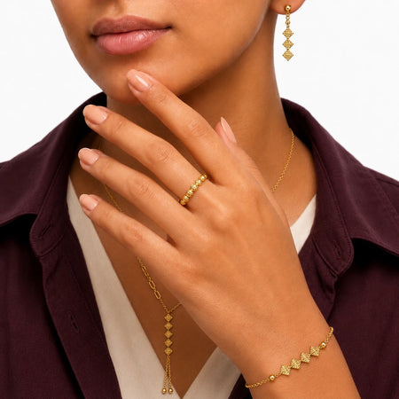 18K Gold jewellery set El Moaien