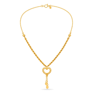 21K Gold Set with Heart Design