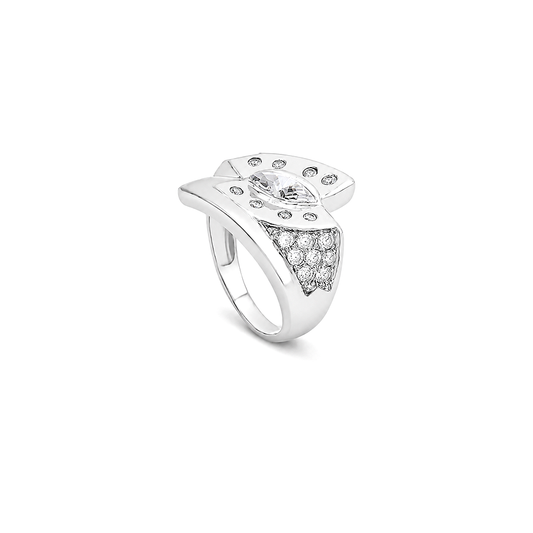 18K White Gold Ring