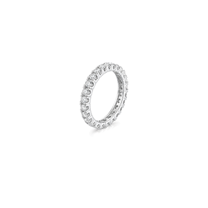 18K White Gold Ring with Olivia Gemstones Design