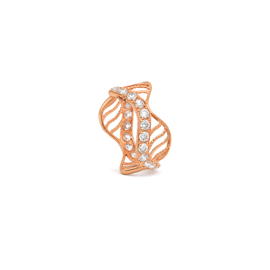 18K Gold Ring with Yuzuk Design