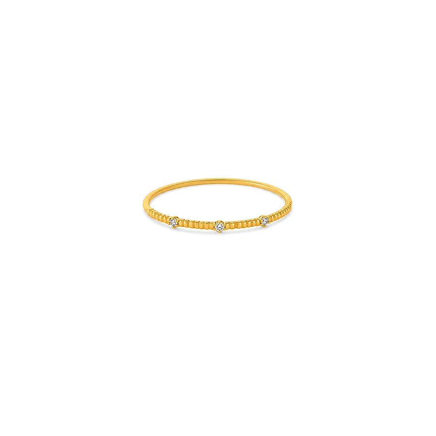 21K Gold Ring with 0.90 Design