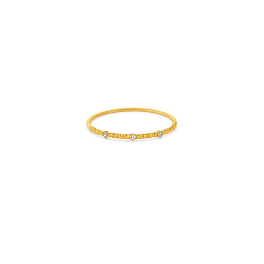 21K Gold Ring with 0.90 Design