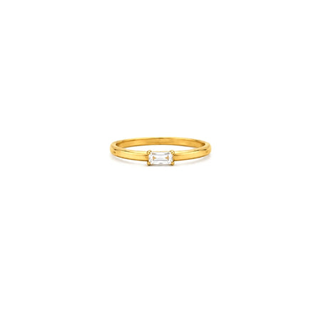 18K Gold Ring with Delicate Stones That Resemble You Design