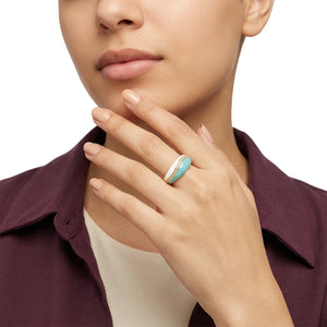 خاتم ذهب عيار 18 الجراءة المطلقة