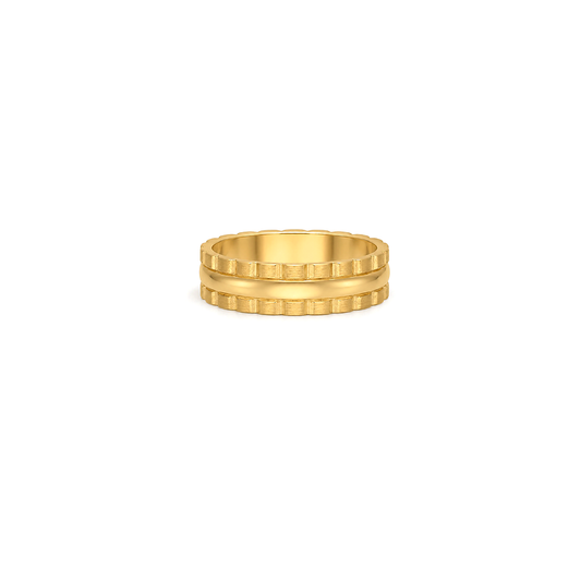 18K Gold Wedding Ring with Palace Beauty Design