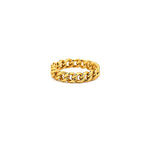 18K Gold Wedding Ring with Ropes Authenticity Design