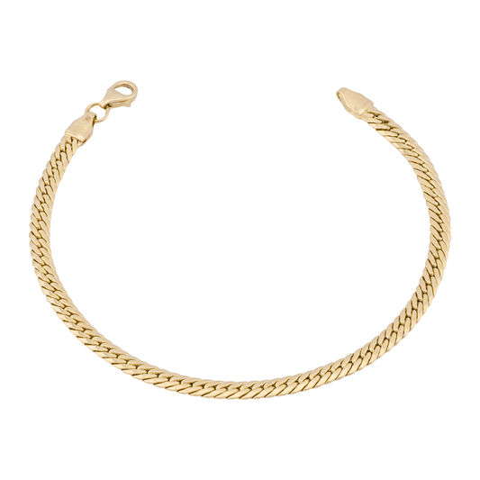 18K Bracelet with Braided Shape Design