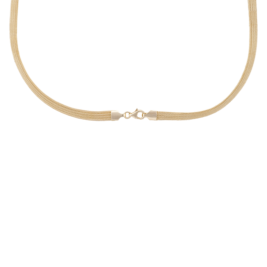 18K Gold Pendant with Double Design