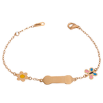 أنسيال عيار 18 بتصميم فراشة طموحه من غاميه، يظهر بشكل أنيق ومشرق على خلفية بسيطة.