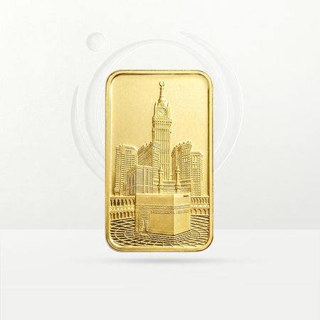1 gram gold Bullion, 24K, Kaaba