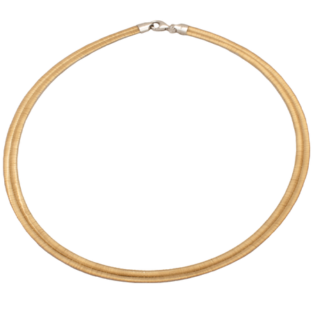 18K Gold Pendant with Thick Design