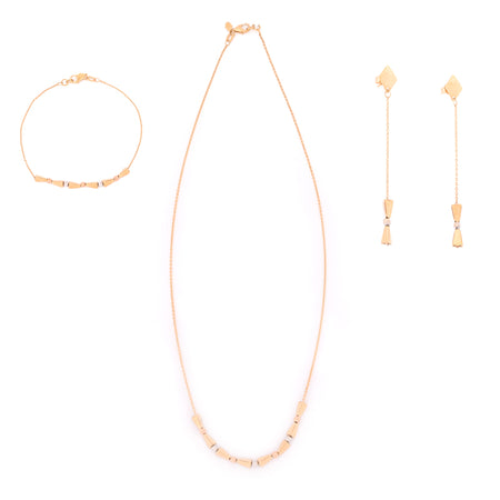 18K Gold Half Set with Minamlyst Design