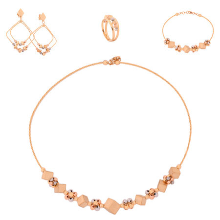 18K Gold Set with Antique Stones