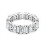 دبلة بريقيت ذهب عيار 18 بفصوص لامعة - Ghamieh