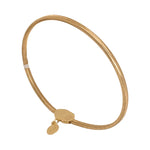 أسورة ذهب عيار 18 بتصميم ثعباني - Ghamieh