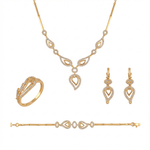 طقم لوفد ذهب عيار 18 - Ghamieh