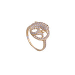 طقم الحياة  ذهب عيار 18 وبتصميم دولفين - Ghamieh